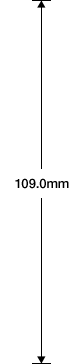 ���s109.0mm