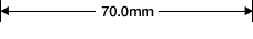 ��70.0mm