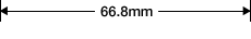 ��66.8mm