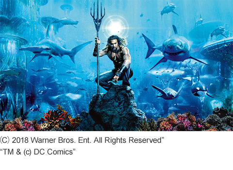 （C） 2018 Warner Bros. Ent. All Rights Reserved” “TM & (c) DC Comics”