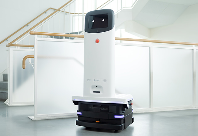 病院向け多用途搬送サービスロボットシステム