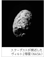 スターダストが接近したヴィルト２彗星（NASA）