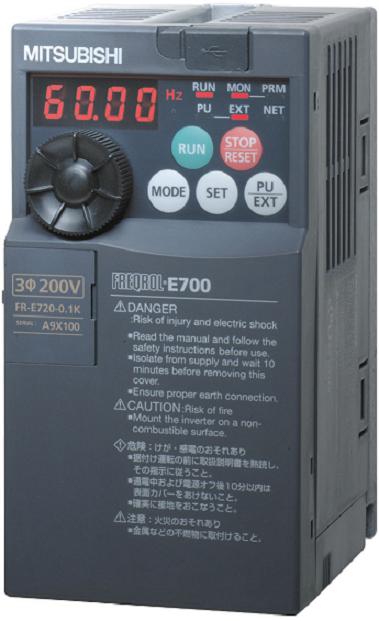 三菱電機インバータ FREQROL FR-E740-3.7K 保証付き
