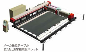 固定テーブル付き