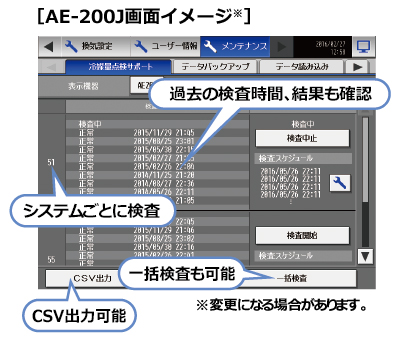 AE-200J画面イメージ