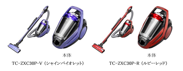 三菱電機 ニュースリリース 三菱サイクロン式掃除機「風神」TC-ZXC 