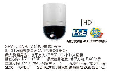 三菱電機 三菱ネットワークカメラ・システム：MELOOK-DGII / 屋内複合 