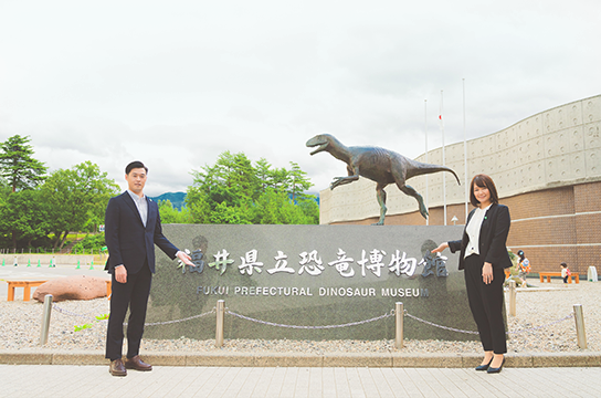 確かに恐竜は、ここにいた！