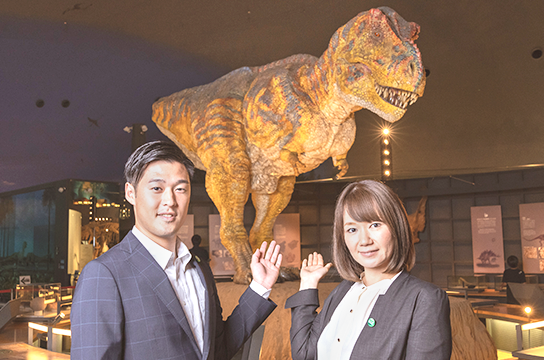 確かに恐竜は、ここにいた！