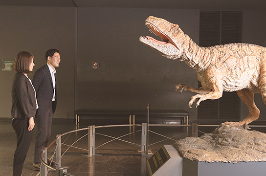 確かに恐竜は、ここにいた！