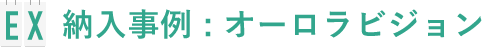 EX 納入事例:オーロラビジョン