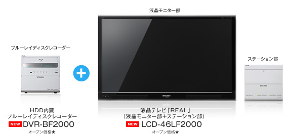【2TB/HDD】三菱 DVR-BF2000