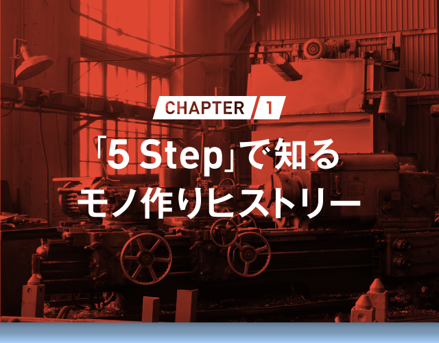 CHAPTER1 「5 Step」で知るモノ作りヒストリー