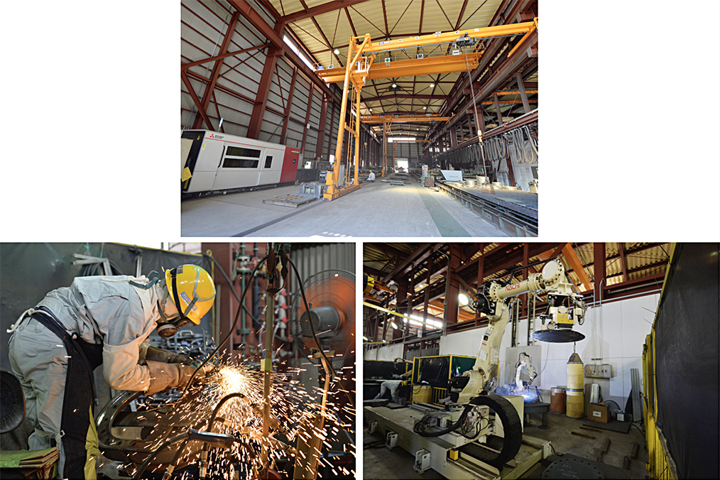 京泉工業の工場内の写真