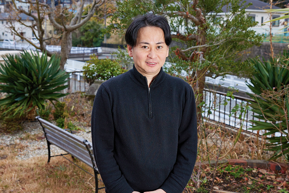 山口揚平さんインタビュー中の写真