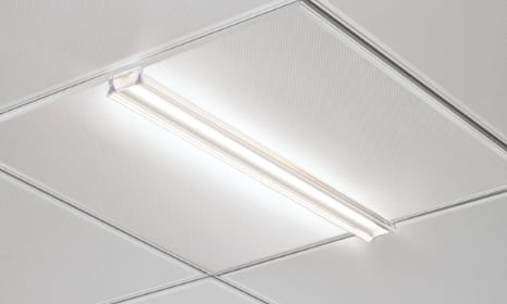 LED照明 グリッド天井用照明 レンズ制御タイプイメージ写真