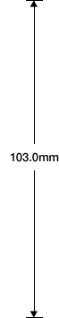 奥行103.0mm
