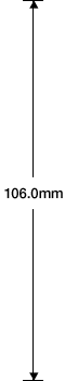 奥行106.0mm