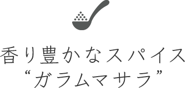 香り豊かなスパイス“ガラムマサラ”