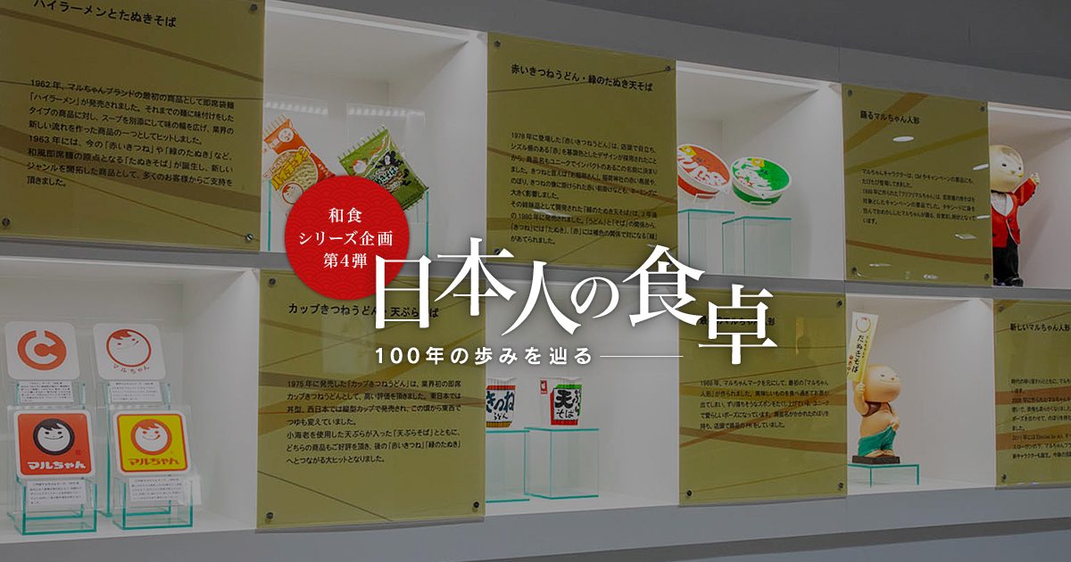 20 日本人の食卓を変えた即席麺篇｜三菱電機 CME（CLUB MITSUBISHI