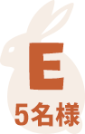 E 5名様