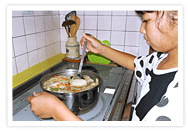 画像：調理風景