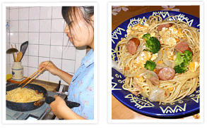 画像：調理風景