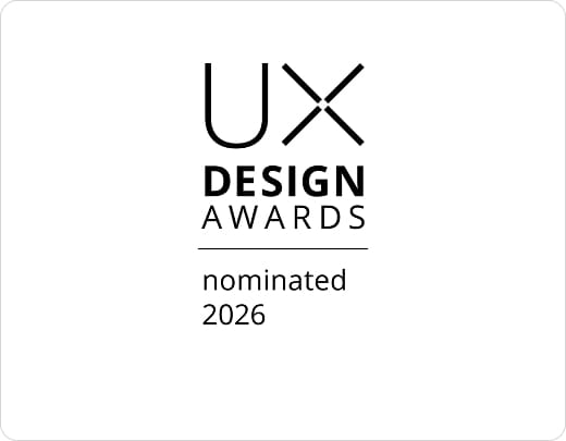 UX DESIGN AWARDS nominated 2026