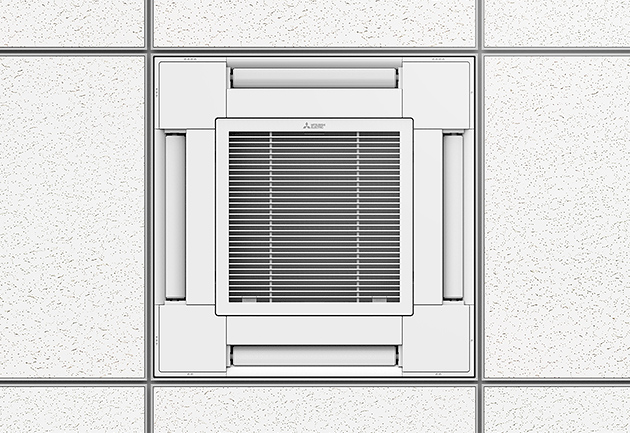 ビル用マルチエアコン室内ユニット「天井カセット形4方向吹出し＜システム天井対応タイプ＞」