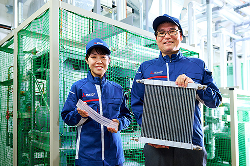 地球的課題の解決に向けて、空調機の省エネ性を飛躍的に高める新構造の熱交換器を開発