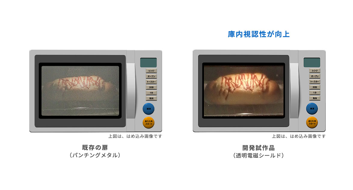 既存の扉と開発試作品の図