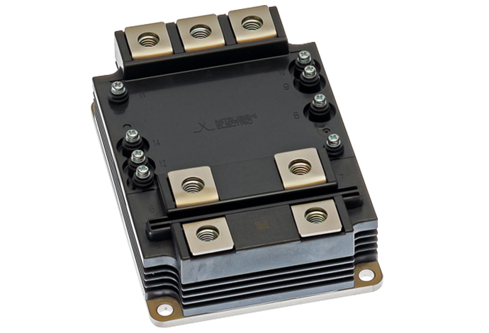 鉄道車両・電力用 3300V ハイブリッド/フルSiCパワーモジュールの写真