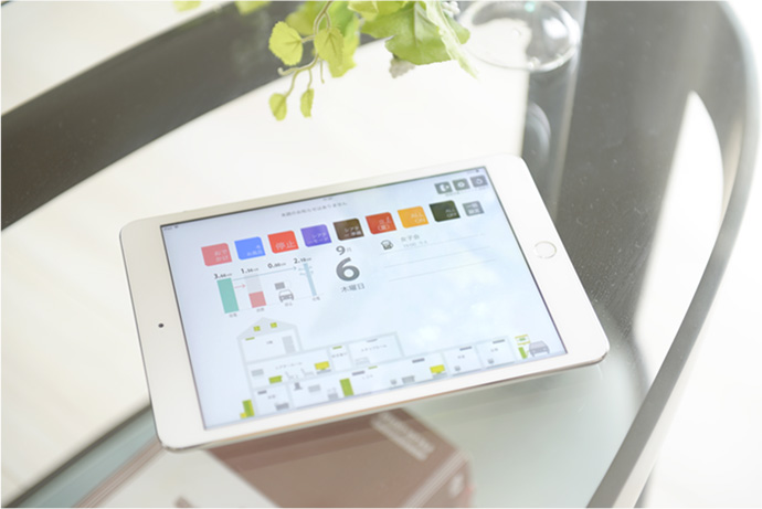 タブレット端末の写真