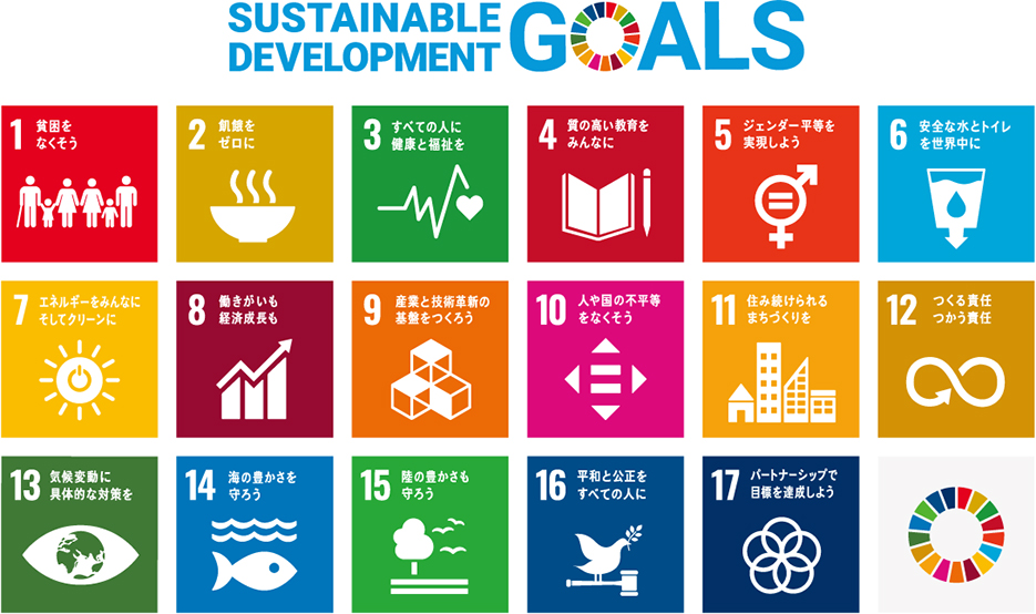 SUSTAINABLE DEVELOPMENT GOALS 世界を変えるための17の目標
