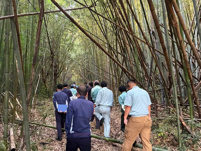 10月の情報交換会での他企業工場見学