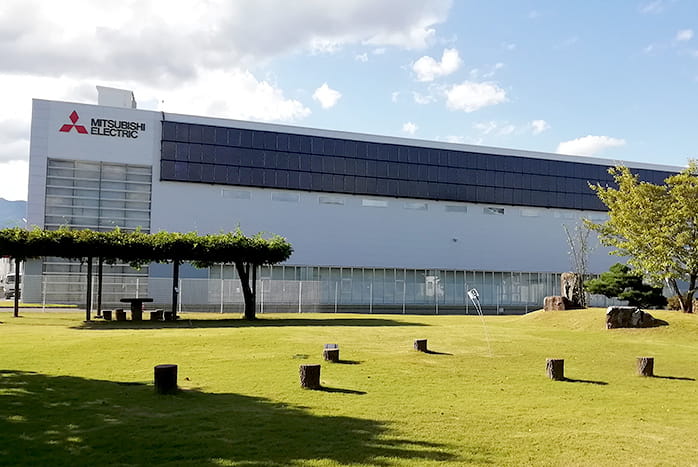 社員が活用できる緑地スペースも整備