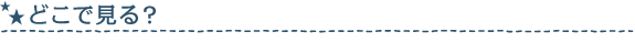 どこで見る?
