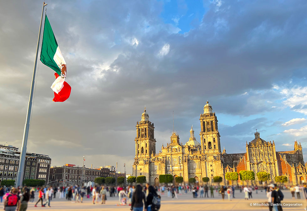 メキシコシティのソカロ広場