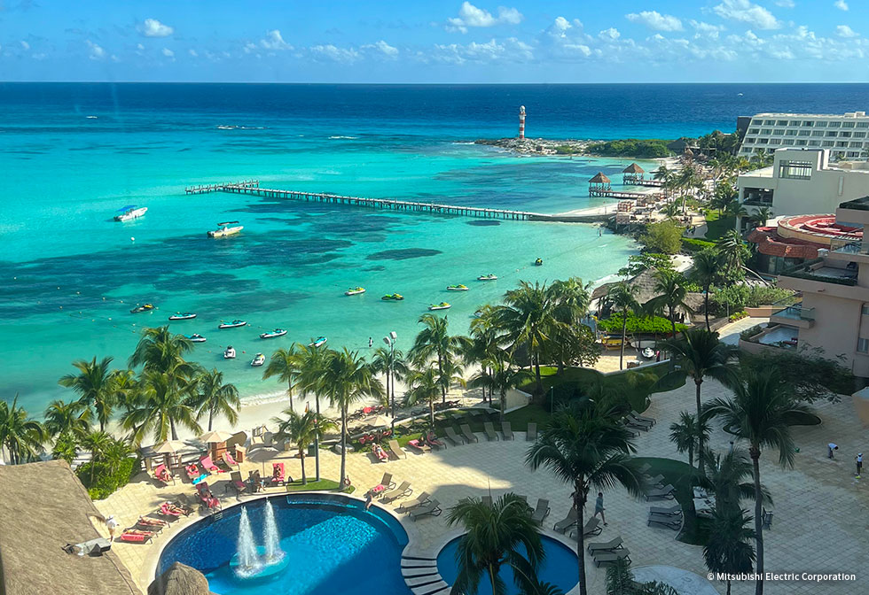 カンクンのビーチ