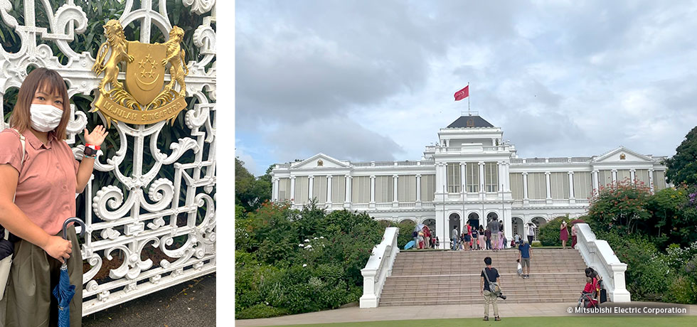 シンガポールの大統領官邸（イスタナ）