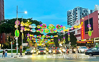 ゲイランのライトアップ