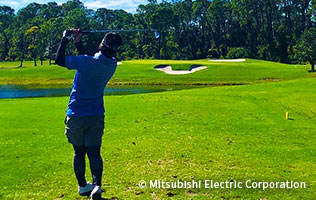 天気が良い日のゴルフ場は最高です！