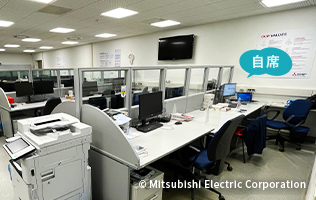 バッサーノ工場のオフィス