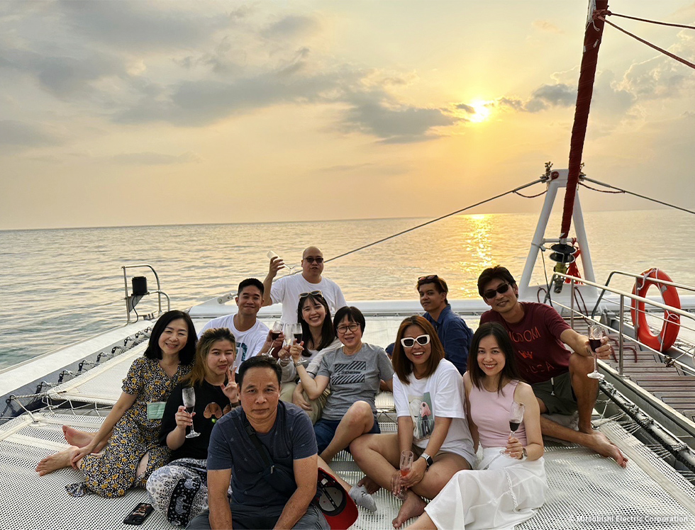 Company Tripのサンセットクルーズ×HR&GAメンバー