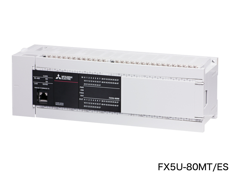 低価格化 MITSUBISHI 三菱電機 FX5U-80MT ES シーケンサー 6ヶ月保証