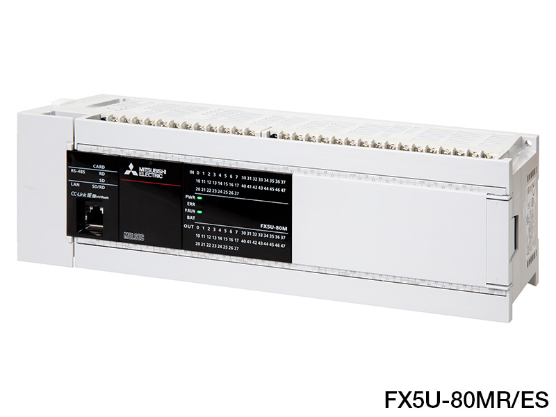 三菱電機 シーケンサー FX5U-80MR/ES-