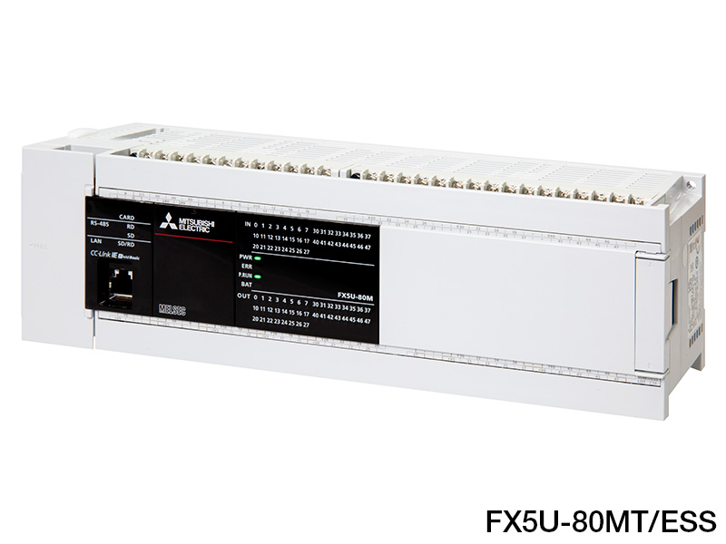 FX5U-80MT/ESS 特長 MELSEC iQ-F シーケンサ MELSEC 仕様から探す