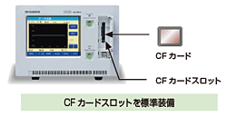 データ結果のメモリ保存機能