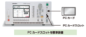 データ結果のメモリ保存機能