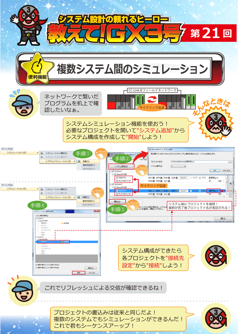 第21回　複数システム間のシミュレーション